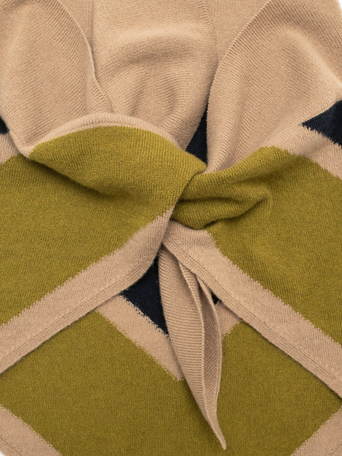 WILLOW / CAMELO-DUNKELBLAU-KHAKI